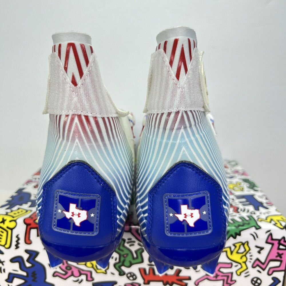 Under Armour Men's Highlight MC Texas LE Football Cleats 3025854 100 Size 9 USA - Picture 6 of 10
